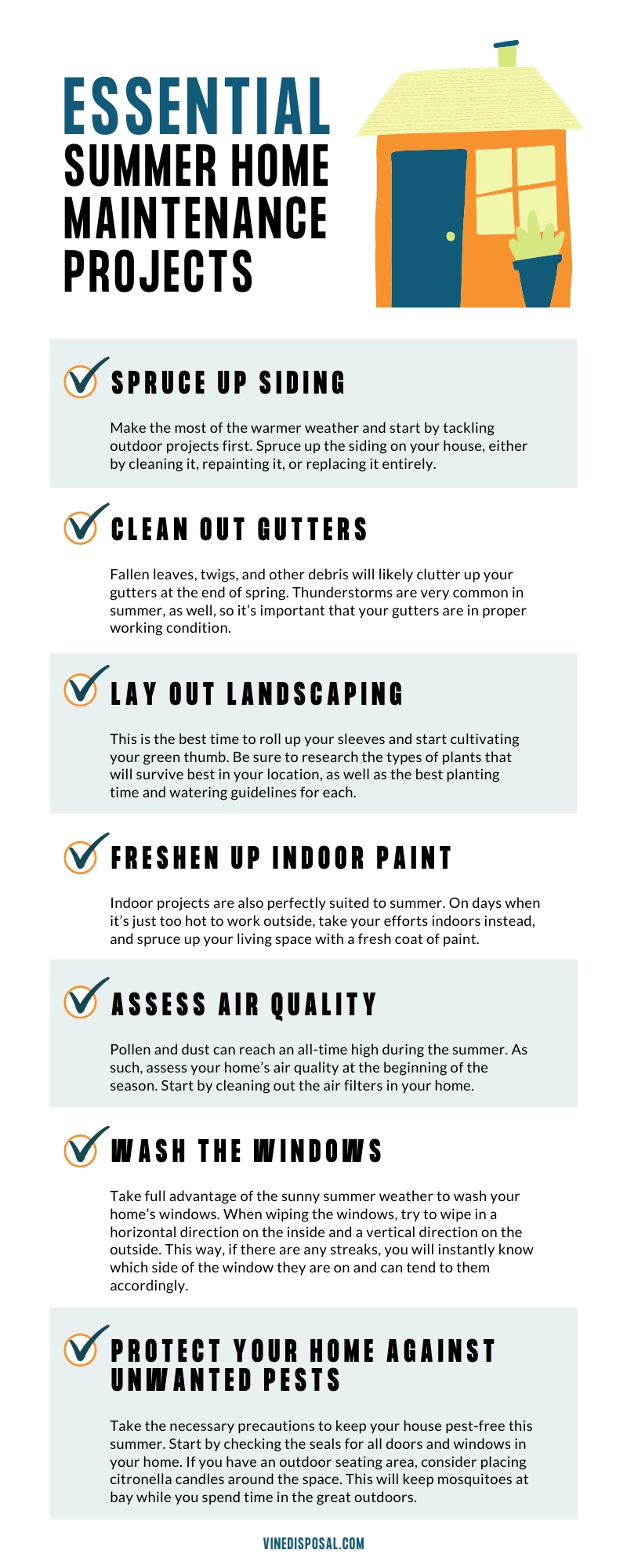 Summer Home Maintenance Projects